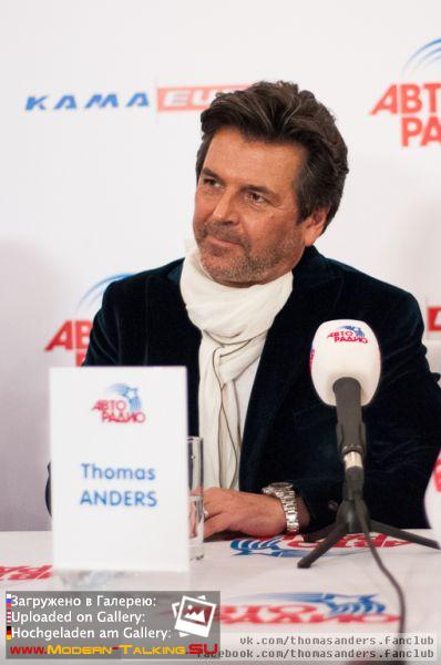 23.11.2013 Томас Андерс на пресс-конференции Авторадио