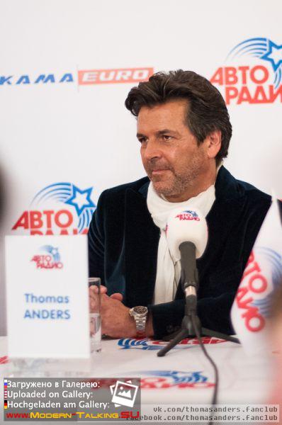 23.11.2013 Томас Андерс на пресс-конференции Авторадио