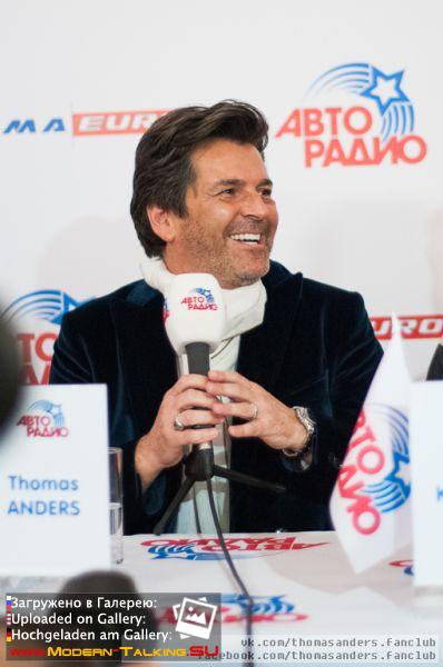 23.11.2013 Томас Андерс на пресс-конференции Авторадио