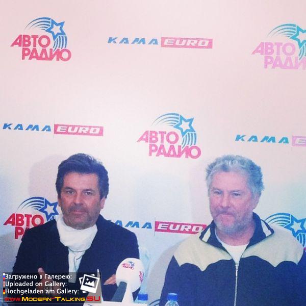 23.11.2013 Томас Андерс на пресс-конференции Авторадио