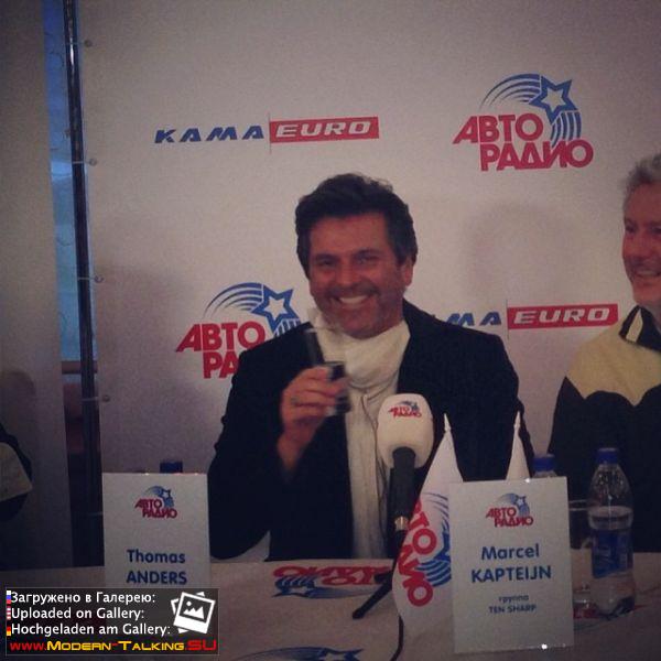 23.11.2013 Томас Андерс на пресс-конференции Авторадио