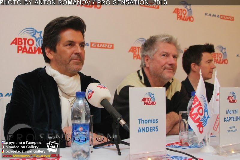3.11.2013 Томас Андерс на пресс-конференции Авторадио