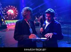 РЕЖИССЕР И THOMAS ANDERS НА РЕПЕТИЦИИ