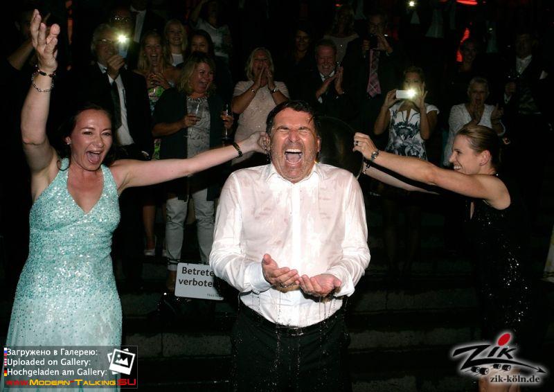 24.08.2014 Thomas Anders Ice Bucket Challenge in Köln