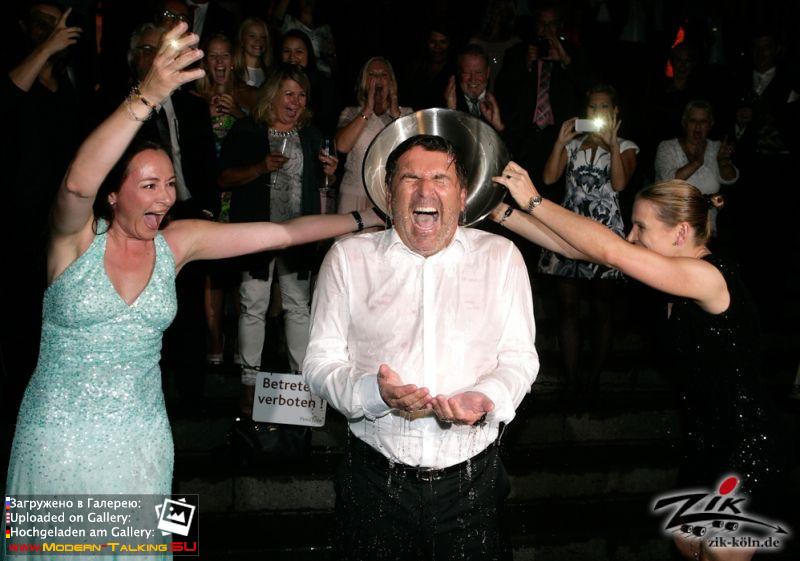 24.08.2014 Thomas Anders Ice Bucket Challenge in Köln