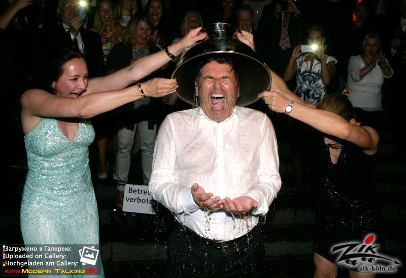 24.08.2014 Thomas Anders Ice Bucket Challenge in Köln