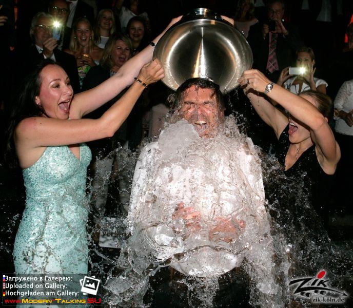 24.08.2014 Thomas Anders Ice Bucket Challenge in Köln