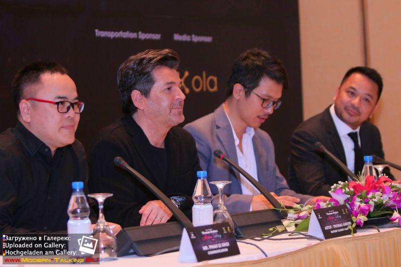 25.11.2016 Thomas Anders in Vietnam пресс-конференция