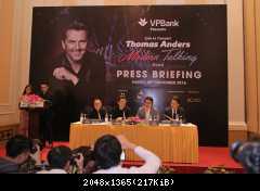 25.11.2016 Thomas Anders in Vietnam пресс-конференция