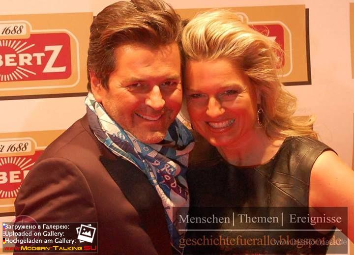 27.01.2014 Thomas Anders and Claudia Anders Alter Wartesaal