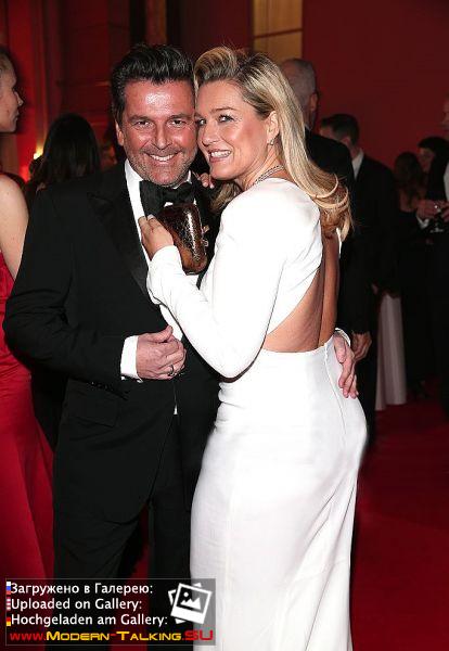 27.02.2015 Thomas Anders and Claudia Goldene Kamera-Hamburg