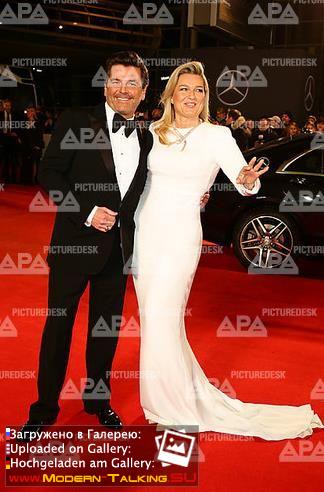 27.02.2015 Thomas Anders and Claudia Goldene Kamera-Hamburg