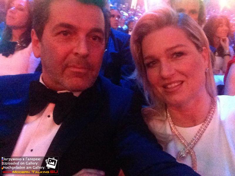 27.02.2015 Thomas Anders and Claudia Goldene Kamera-Hamburg