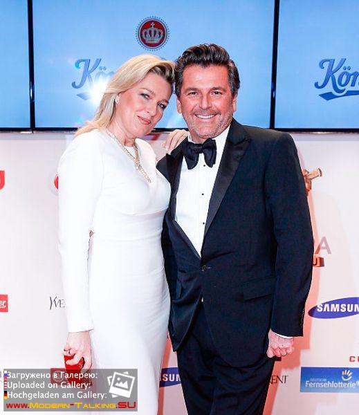 27.02.2015 Thomas Anders and Claudia Goldene Kamera-Hamburg
