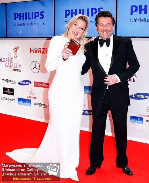 27.02.2015 Thomas Anders and Claudia Goldene Kamera-Hamburg