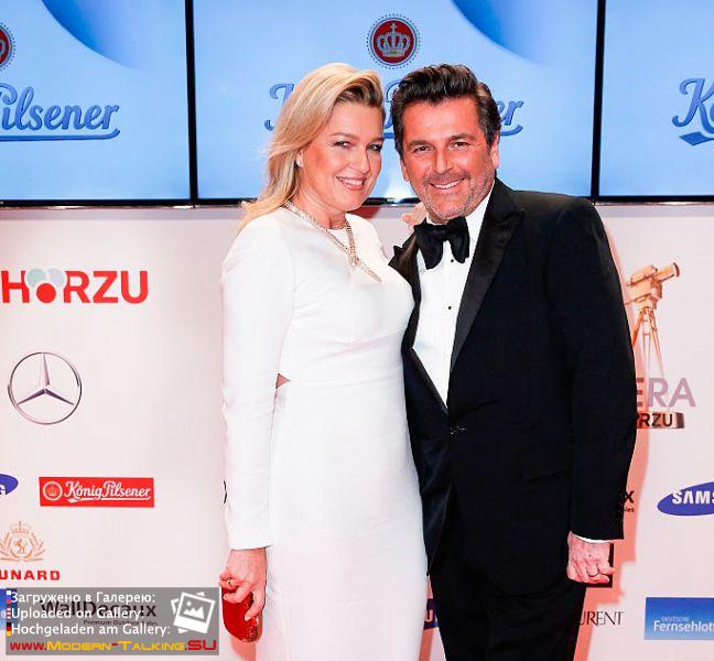 27.02.2015 Thomas Anders and Claudia Goldene Kamera-Hamburg