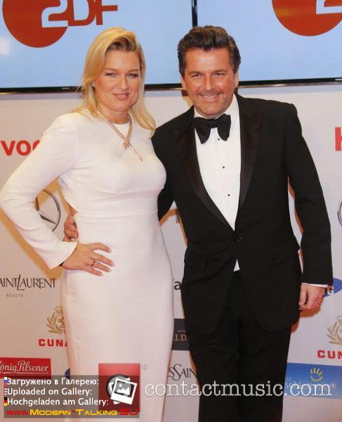 27.02.2015 Thomas Anders and Claudia Goldene Kamera-Hamburg