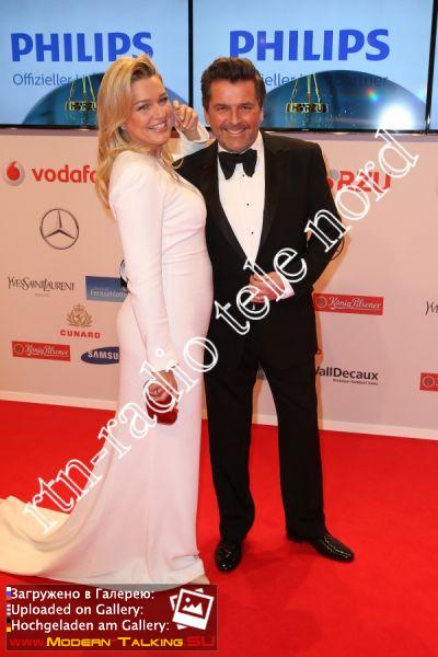 27.02.2015 Thomas Anders and Claudia Goldene Kamera-Hamburg