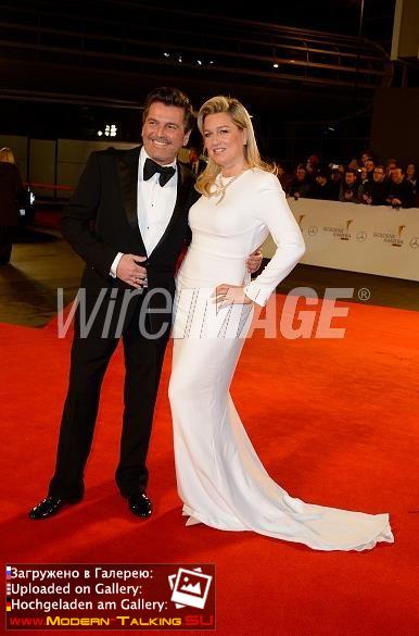 27.02.2015 Thomas Anders and Claudia Goldene Kamera-Hamburg