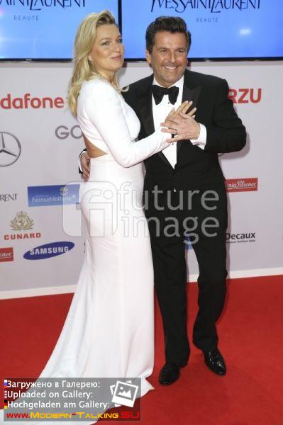 27.02.2015 Thomas Anders and Claudia Goldene Kamera-Hamburg