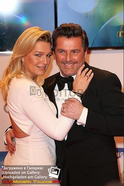 27.02.2015 Thomas Anders and Claudia Goldene Kamera-Hamburg