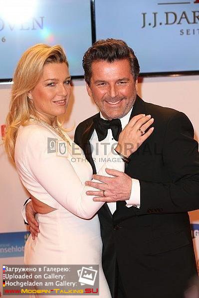 27.02.2015 Thomas Anders and Claudia Goldene Kamera-Hamburg