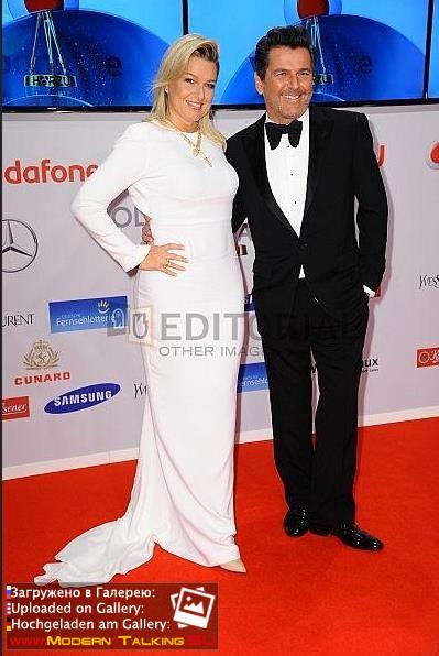 27.02.2015 Thomas Anders and Claudia Goldene Kamera-Hamburg