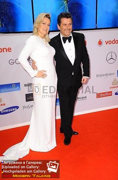 27.02.2015 Thomas Anders and Claudia Goldene Kamera-Hamburg