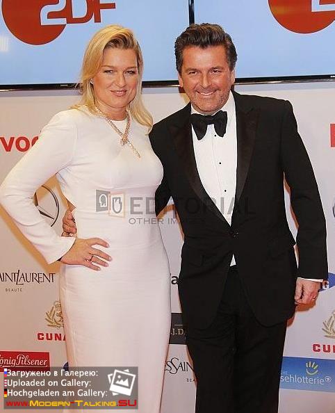 27.02.2015 Thomas Anders and Claudia Goldene Kamera-Hamburg