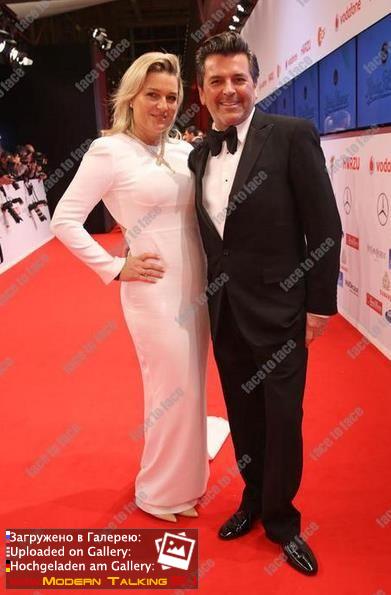 27.02.2015 Thomas Anders and Claudia Goldene Kamera-Hamburg