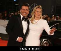 27.02.2015 Thomas Anders and Claudia Goldene Kamera-Hamburg