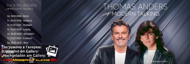 DIE TOUR 2026 - THOMAS ANDERS ..sings MODERN TALKING