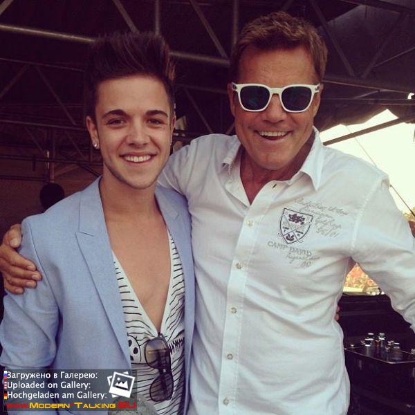Dieter Bohlen c поклонниками