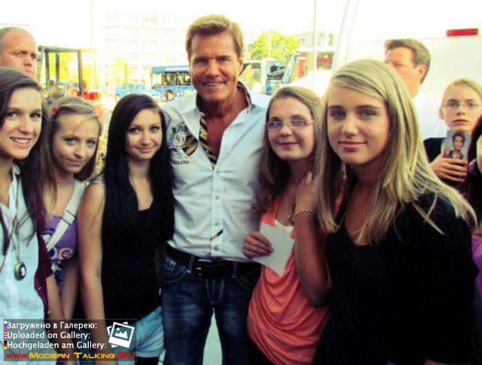 Dieter Bohlen c поклонниками