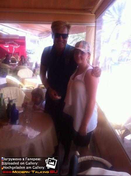 Dieter Bohlen c поклонниками