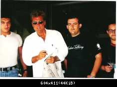 With Dieter Bohlen in Valparaiso Hotel In Mallorca one day later Modern Talking Alone Concert 1999