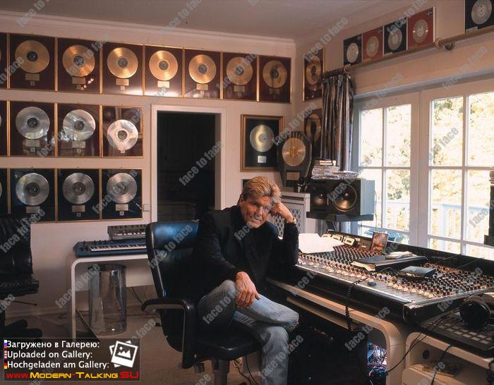 Dieter Bohlen in seinem Haus in Toetensen 1998