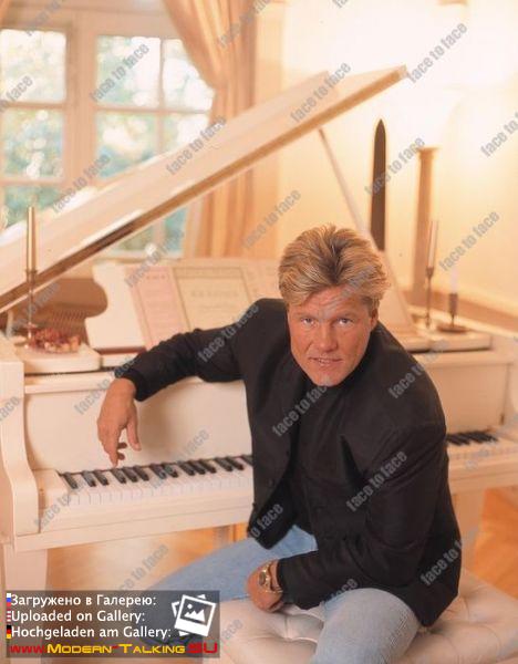 Dieter Bohlen in seinem Haus in Toetensen 1998