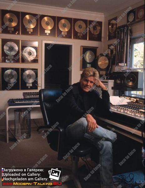 Dieter Bohlen in seinem Haus in Toetensen 1998