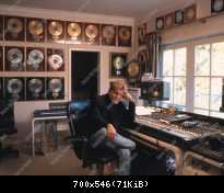 Dieter Bohlen in seinem Haus in Toetensen 1998