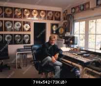 Dieter Bohlen in seinem Haus in Toetensen 1998