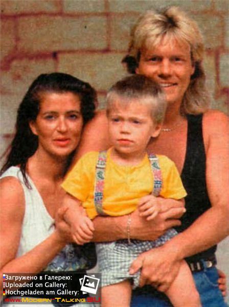 Дитер Болен с детьми в семье