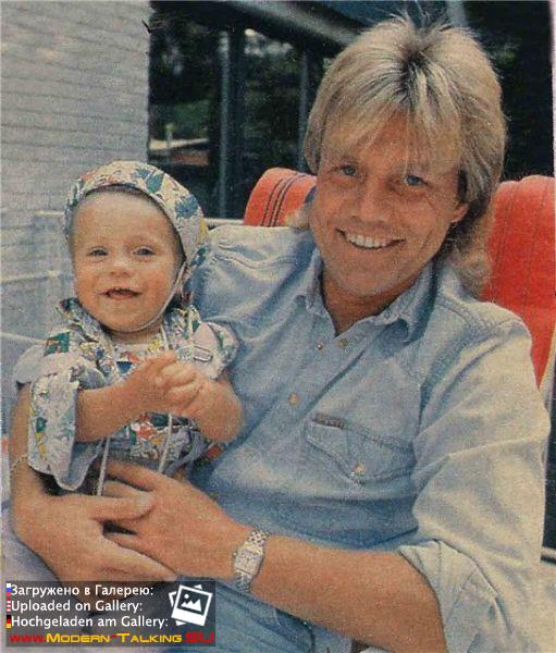 Дитер Болен с детьми в семье