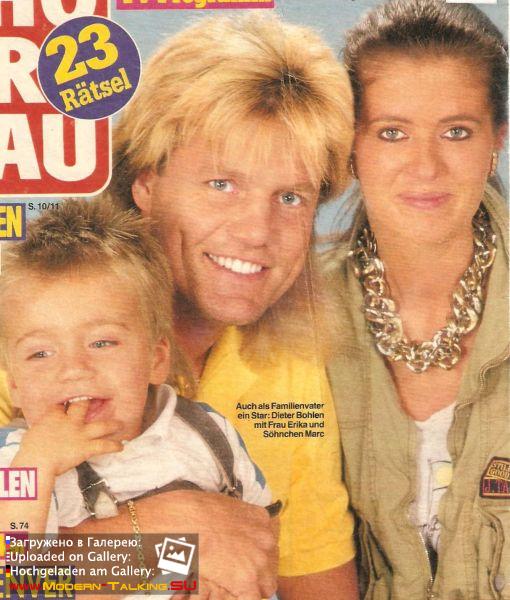 Дитер Болен с детьми в семье