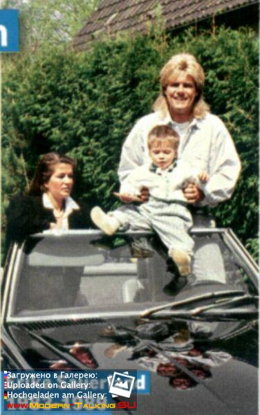 Дитер Болен с детьми в семье