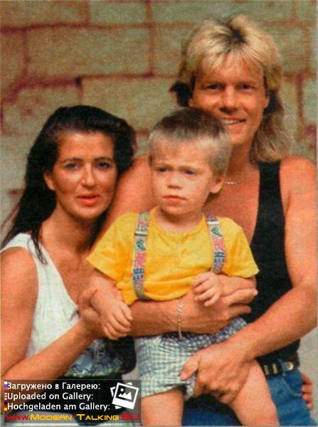 Дитер Болен с детьми в семье