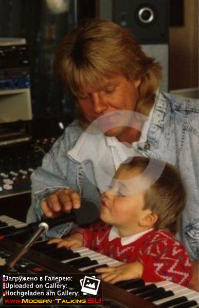 Дитер Болен с детьми в семье