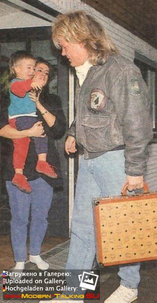 Дитер Болен с детьми в семье