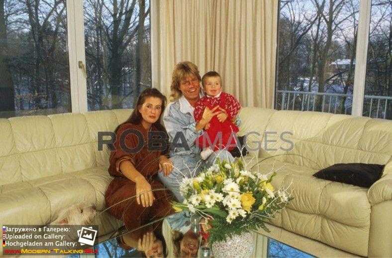 Дитер Болен с детьми в семье