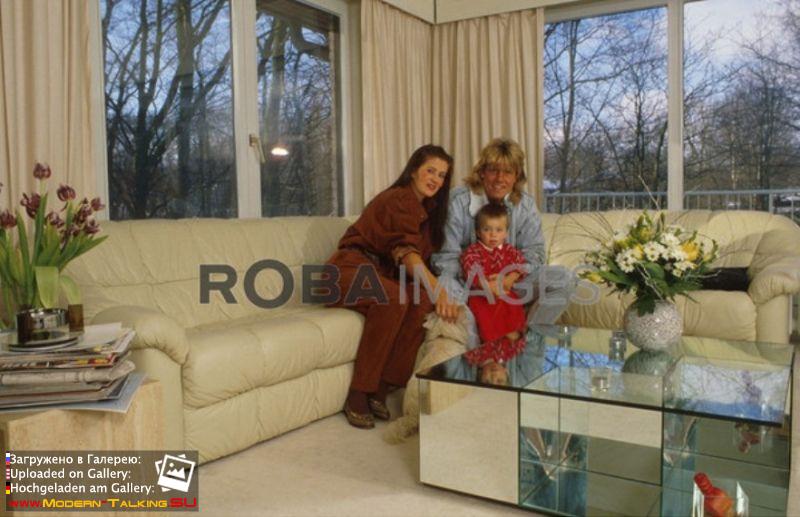 Дитер Болен с детьми в семье